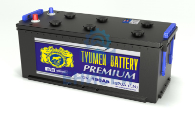 Аккумулятор  6 СТ-190  АПЗ Тюмень PREMIUM (прямая полярность) (Оригинал)